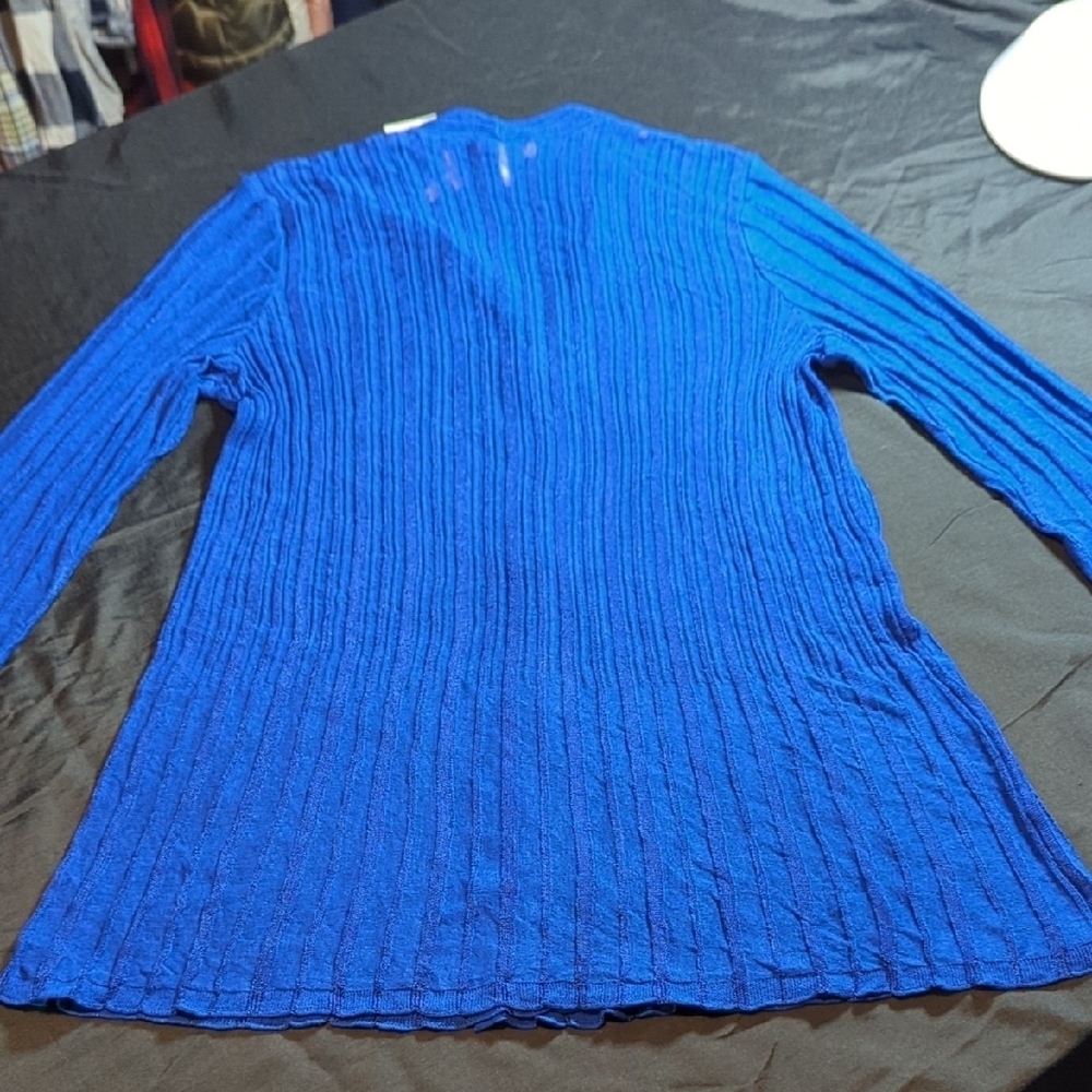 Chico's Electric Blue Camisole New With Tags Beautiful See-through.... - Picture 12 of 14